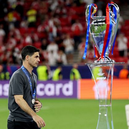 أرتيتا: هزيمة أرسنال في نهائي دوري أبطال أوروبا سمّ يسري في عروقي