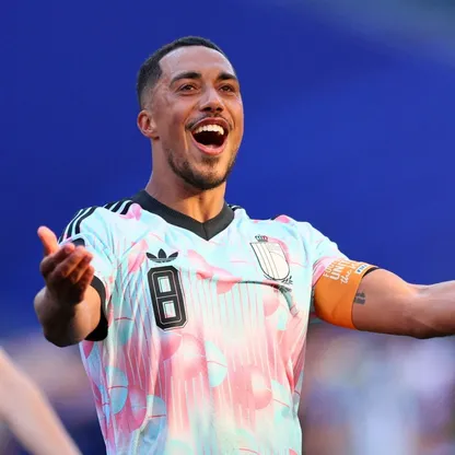 يوري تيليمانس لاعب بلجيكا في مباراة أميركا بكأس العالم - 14 يوليو 2026