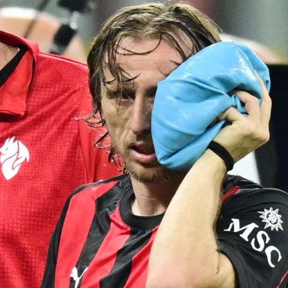 شاهد.. لوكاتيلي يتحدث عن إصابة رأس مودريتش "الصلب"