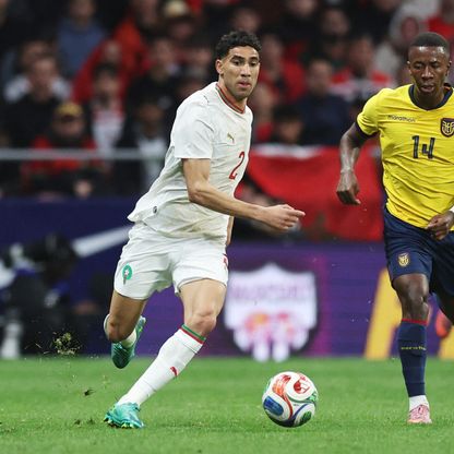 أشرف حكيمي: لم أشعر بالراحة مع منتخب إسبانيا.. وشعوري قادني للمغرب