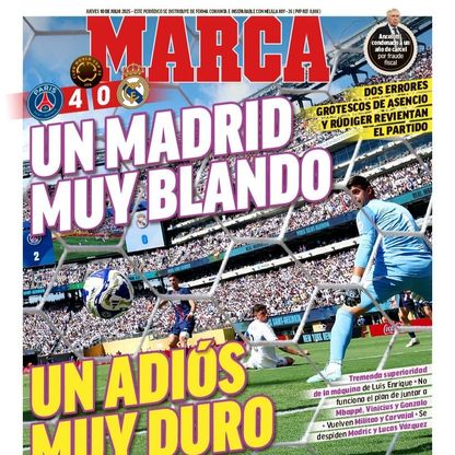 كيف تفاعلت الصحافة الإسبانية مع هزيمة ريال مدريد القاسية؟