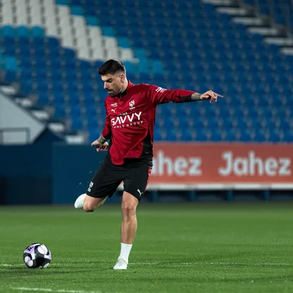 روبن نيفيز من تدريبات الهلال قبل مباراة التعاون بالدوري السعودي - 23 فبراير 2026