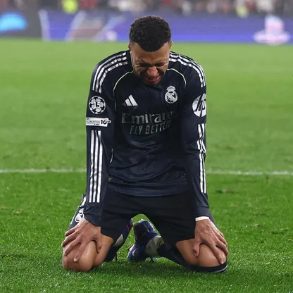 كيليان مبابي خلال مباراة بين ريال مدريد وبنفيكا في دوري أبطال أوروبا - 28 يناير 2026