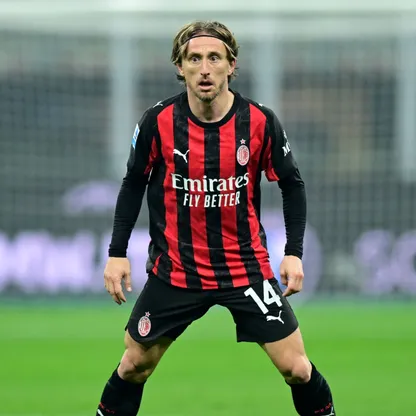 لوكا مودريتش من مباراة ميلان ولاتسيو بالدوري الإيطالي - 29 نوفمبر 2025