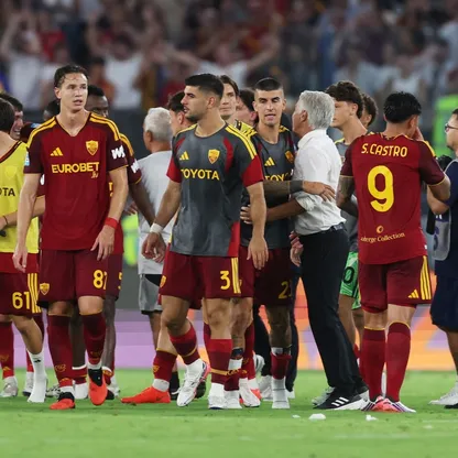 لاعبو روما بعد مباراة أتالانتا في الدوري الإيطالي - 5 سبتمبر 2026