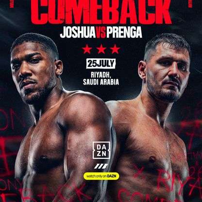 جوشوا يعود إلى حلبات الملاكمة بخوض نزال في الرياض هذا العام