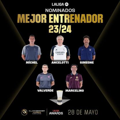 المدربون المرشحون لجائزة الأفضل في الدوري الإسباني لموسم 2023-2024