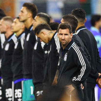 شاهد.. الأرجنتين تتقدم على الأردن على طريقة ميسي "الغائب الحاضر"