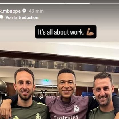 كيليان مبابي يتحدى الإصابة ويعود للتدريبات