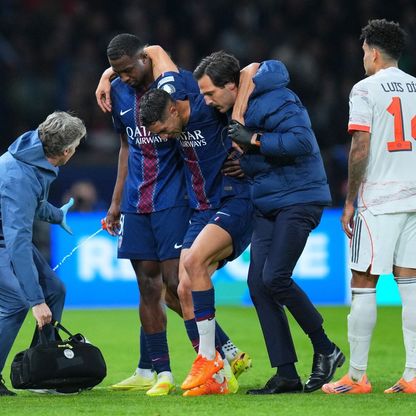 كم عدد المباريات التي سيغيب عنها أشرف حكيمي بسبب الإصابة؟