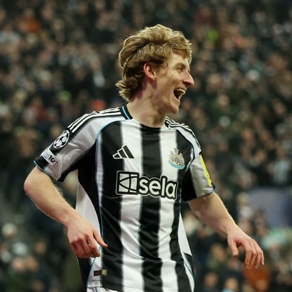 غوردون مهاجم نيوكاسل يعادل رقم شيرر التاريخي في دوري أبطال أوروبا