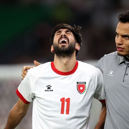 إصابة نجم منتخب الأردن يزن النعيمات بقطع في الرباط الصليبي