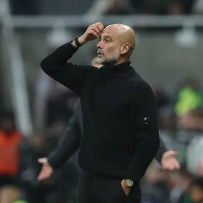 مدرب مانشستر سيتي بيب غوارديولا خلال مباراة ضد نيوكاسل يونايتد - 22 نوفمبر 2025