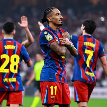 رافينيا بعد سحق بلباو: برشلونة جاهز لأي منافس