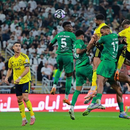 شاهد.. شوط أول مثير و4 أهداف في كلاسيكو الأهلي والنصر