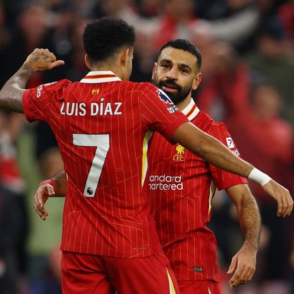 شاهد.. تدخل عنيف من محمد صلاح ضد دياز في تدريبات ليفربول