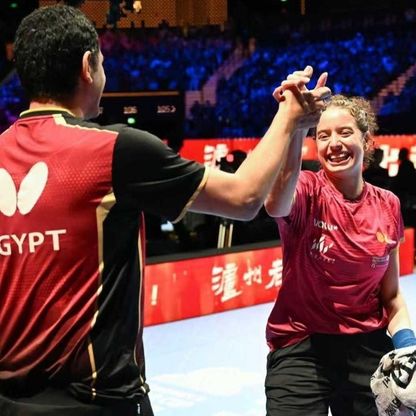 المصرية هنا جودة تصنع التاريخ في بطولة العالم لتنس الطاولة