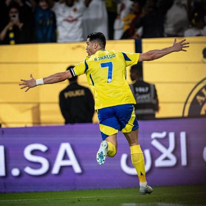 شاهد.. ثنائية رونالدو تهدي النصر ريمونتادا رائعة أمام الرياض