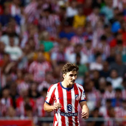 خوليان ألفاريز خلال مواجهة فريقه أتلتيكو مدريد أمام فياريال في الدوري الإسباني - 23 أغسطس 2026