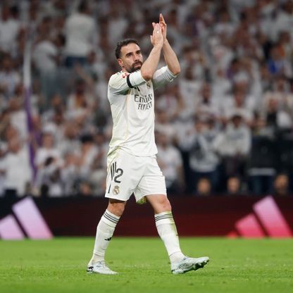 كارفاخال وألابا في التشكيلة الأساسية بآخر مباراة لهما مع ريال مدريد