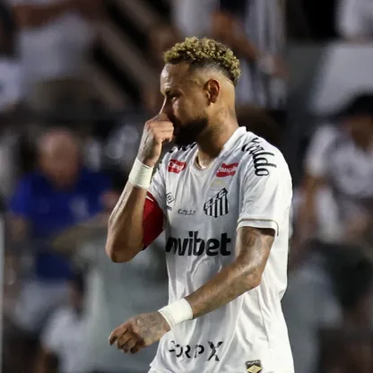 نيمار لاعب سانتوس خلال مواجهة فلومينينسي بالدوري البرازيلي - 19 أبريل 2026