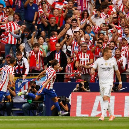 أتلتيكو يوقف انتصارات ريال مدريد ويقهره بخماسية في ديربي مثير