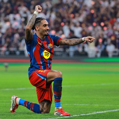 برشلونة يستعيد خدمات رافينيا أمام جيرونا