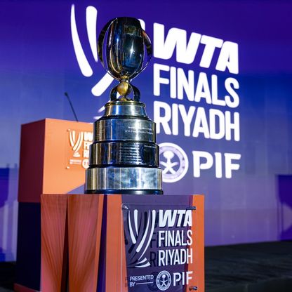 مجموعة نارية في البطولة الختامية لتنس السيدات في الرياض