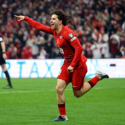 شاهد.. تركيا تتأهل إلى نهائي ملحق كأس العالم على حساب رومانيا