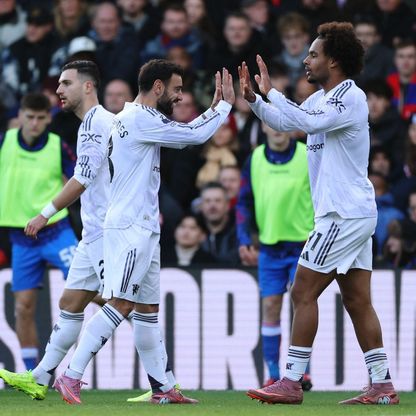 مانشستر يونايتد يصبح سادساً وبرونو فيرنانديز يجتاز رقم سكولز