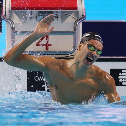 إنجاز تاريخي.. التونسي أحمد الجوادي بطلاً للعالم في سباق 800م سباحة حرة