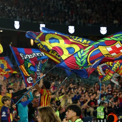 جمهور برشلونة خلال مواجهة بيتيس في الدوري الإسباني - 17 مايو 2026