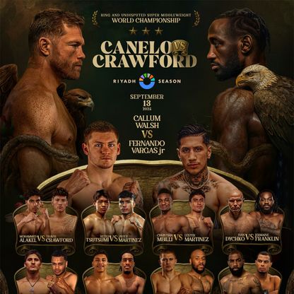 الملايين يترقبون النزال التاريخي بين كانيلو وكروفورد في لاس فيغاس