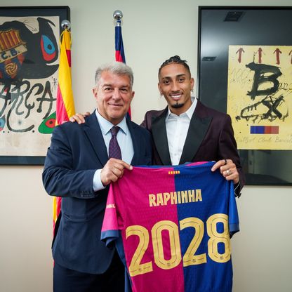 جوان لابورتا "مستاء جداً" بعد إصابة رافينيا مع البرازيل