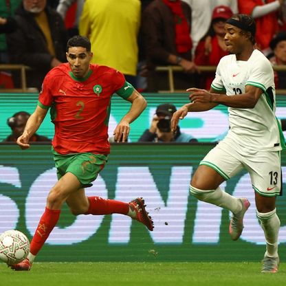 المغرب ونيجيريا يفترقان على تعادل سلبي في الشوط الأول