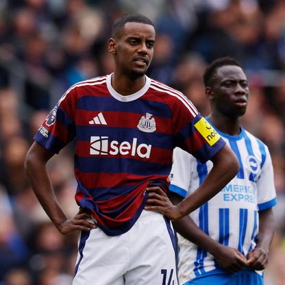 ألكسندر إيزاك يُنقذ نيوكاسل من هزيمة مباغتة أمام برايتون