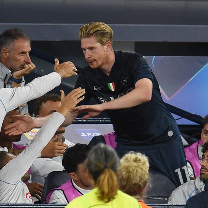 عودة دي بروين إلى مانشستر سيتي تنتهي بعد 25 دقيقة فقط