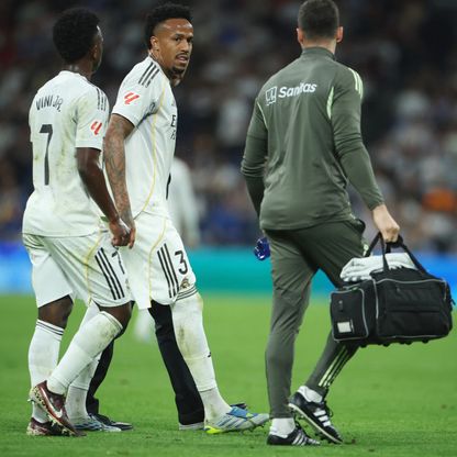 "جراحة ناجحة" لمدافع ريال مدريد إيدر ميليتاو تحرمه من كأس العالم