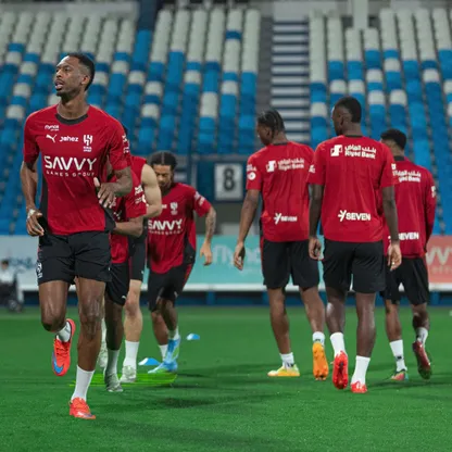 خلال تدريب للهلال - 15مايو 2026