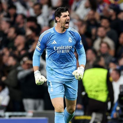 كورتوا ثاني حارس يقدم تمريرتين حاسمتين في نسخة واحدة من دوري أبطال أوروبا