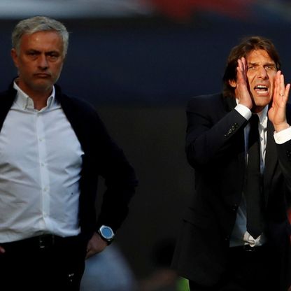 مورينيو يمدح كونتي قبل صدام بنفيكا ونابولي بدوري أبطال أوروبا