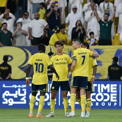 جواو فيليكس يحتفل بهدفه في مباراة النصر ونيوم بالدوري السعودي - 20 أكتوبر 2026