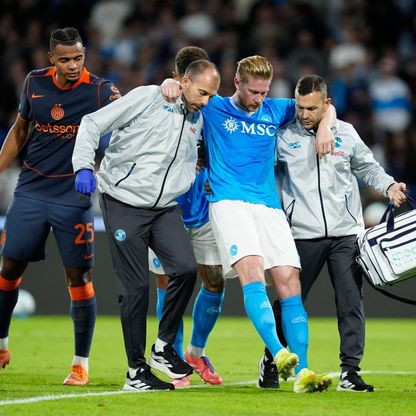 مخاوف نابولي تتأكد.. دي بروين يعاني من إصابة خطيرة