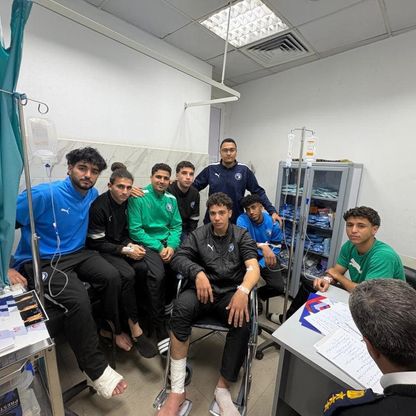 إصابات في صفوف بيراميدز بعد سقوط المصعد من الدور الرابع