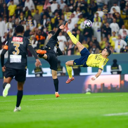 شاهد.. النصر يهزم الخليج برباعية وهدف خرافي لكريستيانو رونالدو