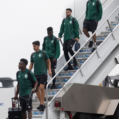 وصول بعثة منتخب السعودية إلى أميركا للمشاركة في الكأس الذهبية