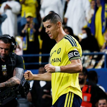شاهد.. كريستيانو رونالدو يشعل غرفة ملابس النصر بخطاب قوي