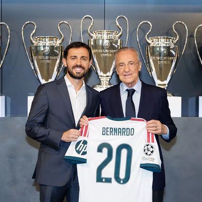 ريال مدريد يقدّم برناردو سيلفا في حفل خاص ويسلّمه 3 "هدايا"