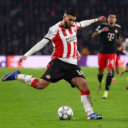 شاهد.. آيندهوفن يسقط أمام بايرن رغم هدف صيباري المذهل