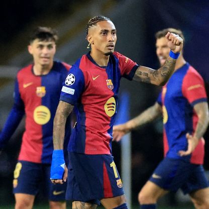 6 أهداف في مباراة مثيرة بين برشلونة وإنتر بدوري أبطال أوروبا